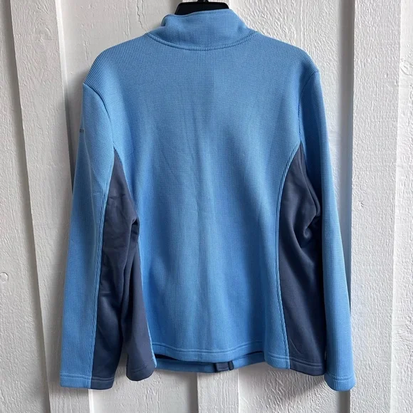 Spyder Womens Speedo Powder Blue Waffle Knit
Fleece Zip Jacket XL - Picture 8 of 9